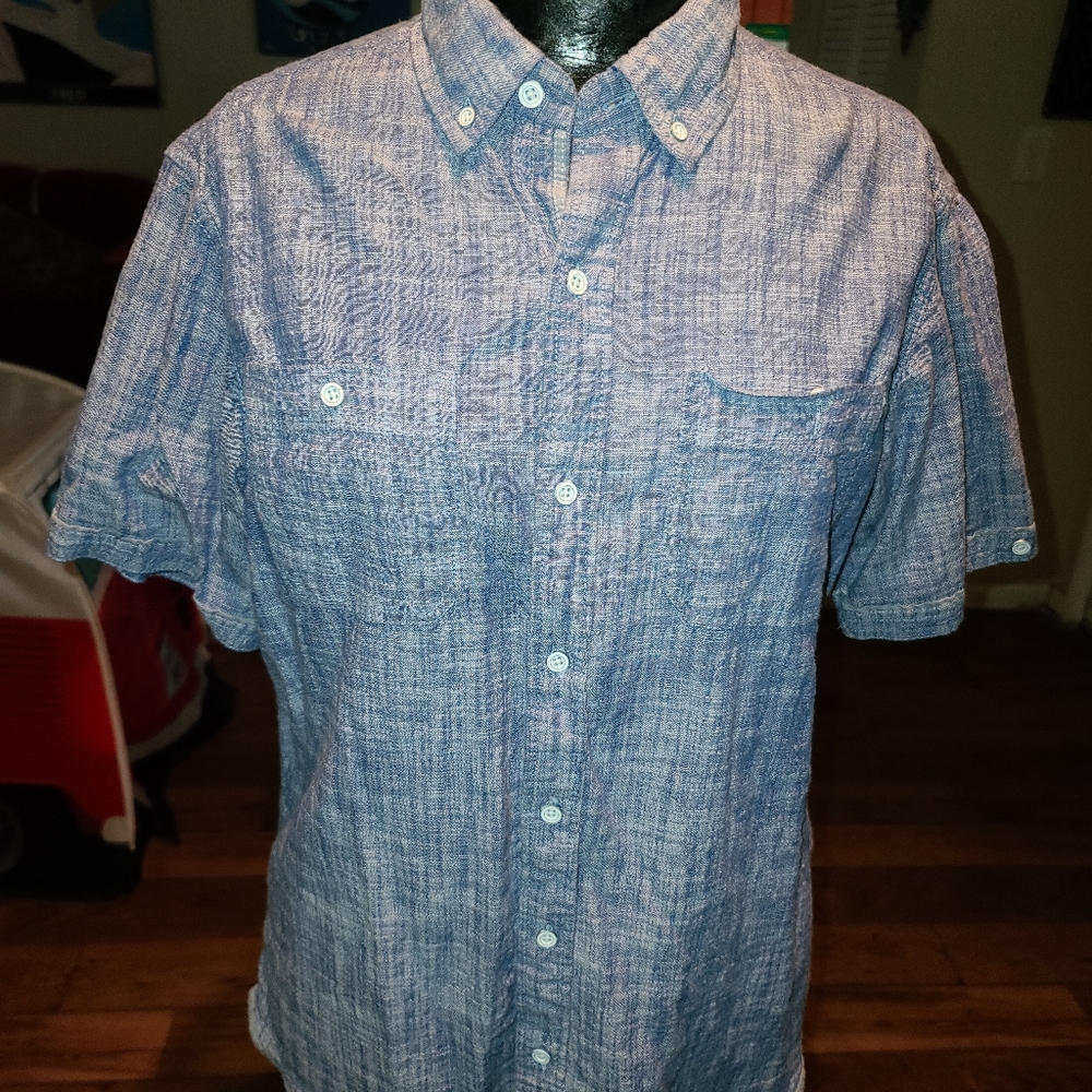 PD & C Blue Casual Shirt
